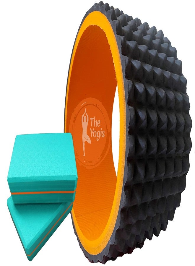 OKO Yoga Wheel Most Comfortable Yoga Wheel For Men & Women Big Circle Wheel For Exercise, Fitness, Stretching, Balance, Abs Training Workout With Two Blocks and Belt - Image 5