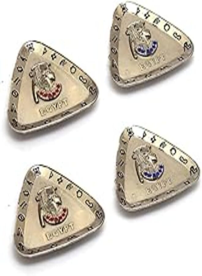 4 pieces of immatgar pharaonic Egyptian cleopatra Fridge Magnets Egyptian souvenirs gifts - Inspired Gift from Egypt (silver)