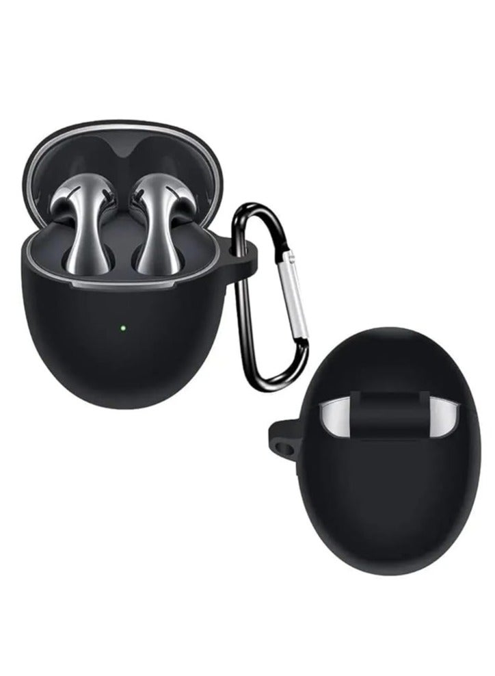 حافظة سيليكون لسماعه هواوي فري بودز 5 - أسود - Image 3