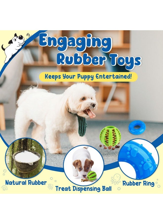 KIPRITII KIPRITII 9-Pack Interactive Puppy Dog Toys for Small Dogs No-Stuffing Squeaky Octopus-Shaped Toy, Cute Plush & Engaging Chew Toys for Puppy Teething to Keep Them Busy  - Image 5