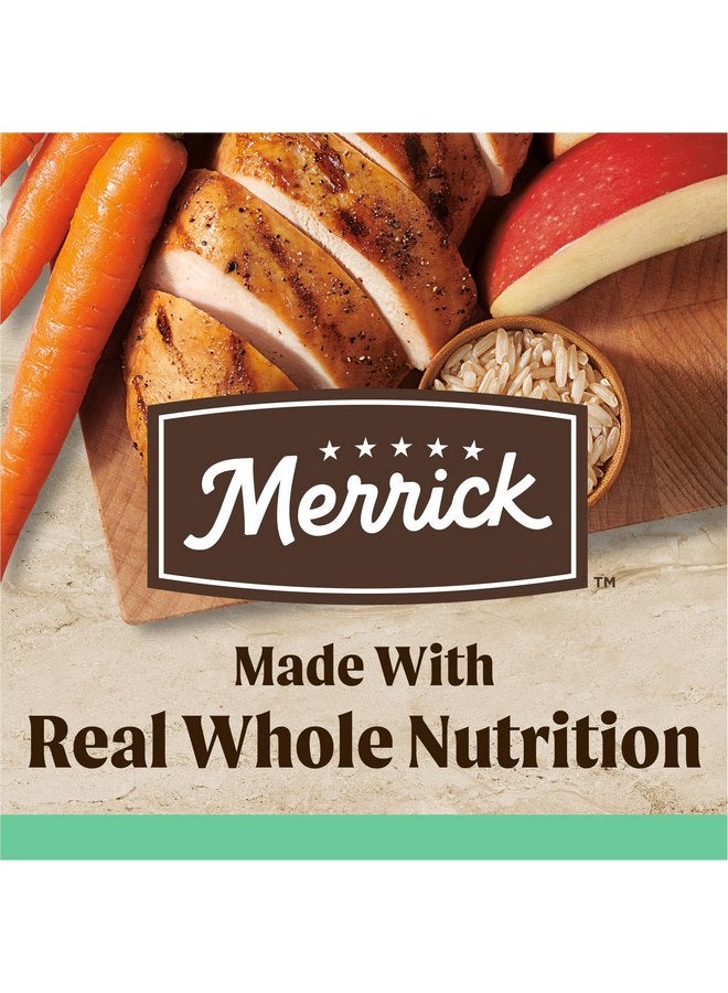 Merrick Healthy Grains Premium Dry Dog Food, Wholesome and Natural Dry Chicken Kibble, Senior Recipe - 4.0 lb. Bag - Image 3
