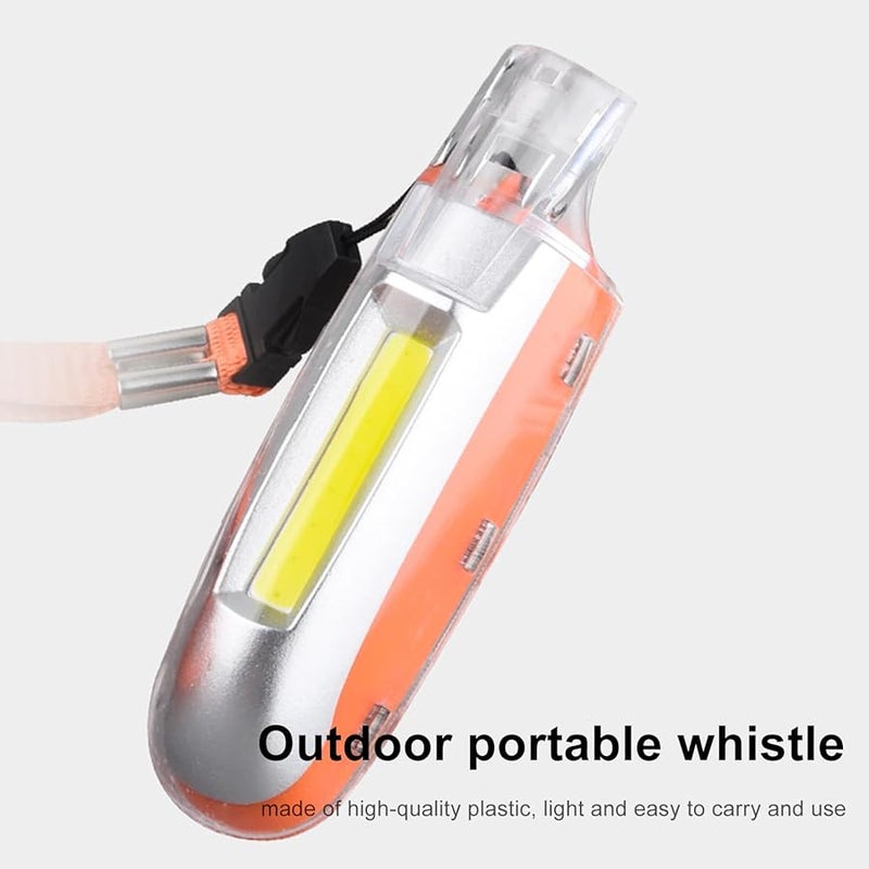 Rechargeable LED Safety Whistle 3 Modes Type C Charging Lanyard for Running Camping - Image 4