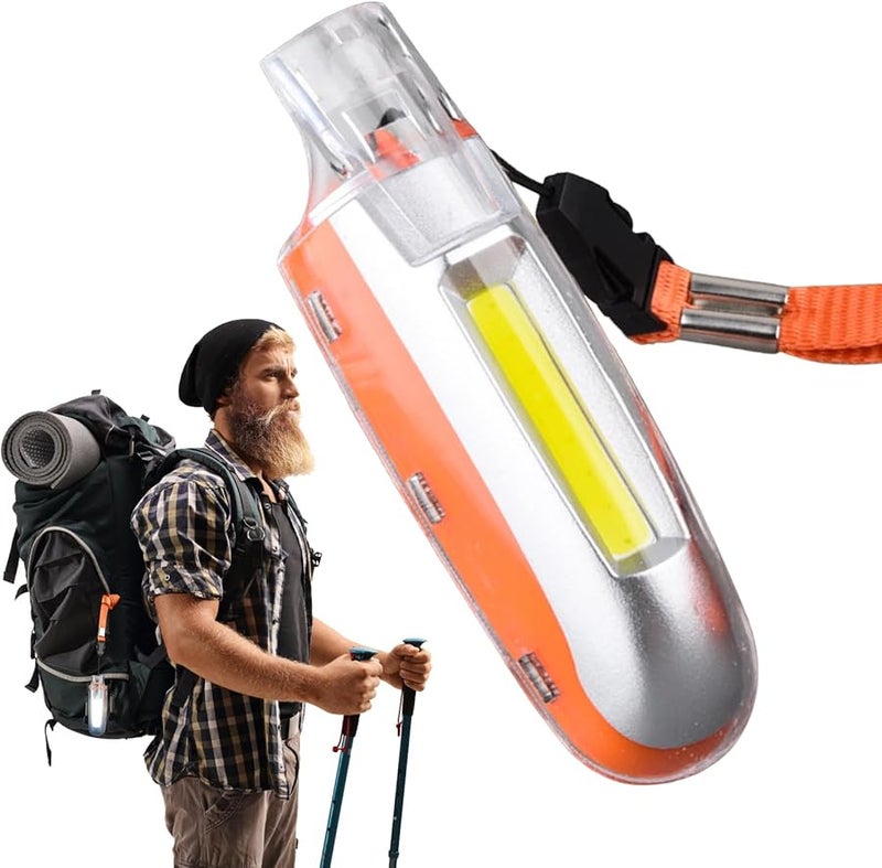 Rechargeable LED Safety Whistle 3 Modes Type C Charging Lanyard for Running Camping - Image 2