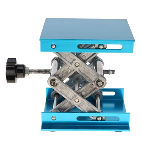 GLAB Laboratory Stand Table Scissor Lift Laboratory Alumina Lab Jack 100x100mm Experiment Tool - Image 3