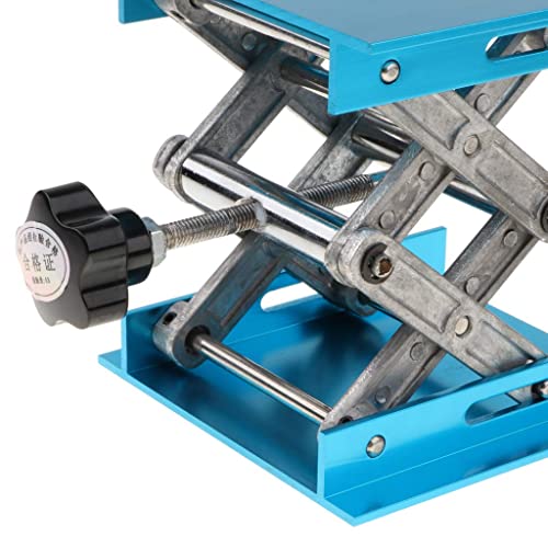 GLAB Laboratory Stand Table Scissor Lift Laboratory Alumina Lab Jack 100x100mm Experiment Tool - Image 2