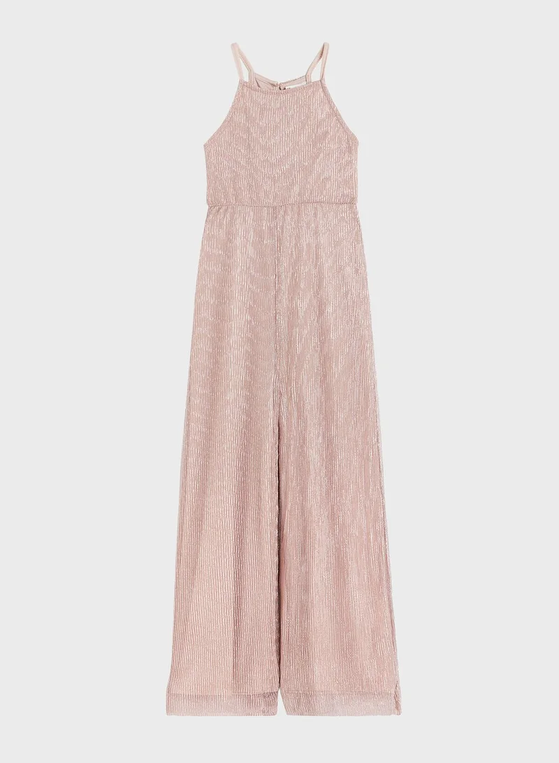 H&M Kids Ruched Tiered Jumpsuit