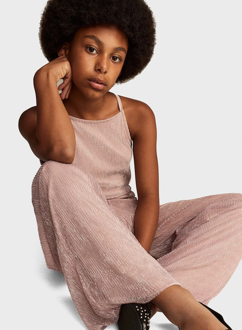 H&M Kids Ruched Tiered Jumpsuit