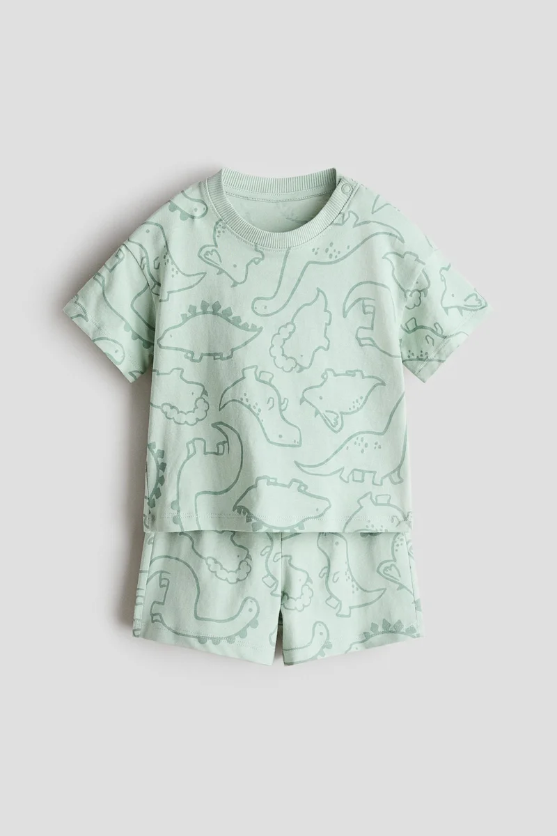 اتش اند ام طقم قطني من قطعتين