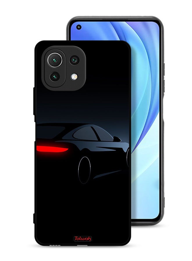 Tolwak Xiaomi Mi 11 Lite Protective Case Cover Dark Car - Image 1