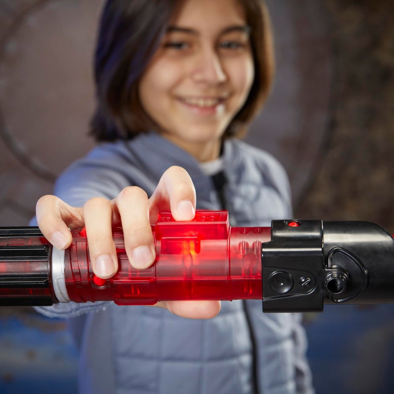 STAR WARS Lightsaber Forge Kyber Core Darth Vader, Officially Licensed Red Customizable Electronic Lightsaber, Toys for 4 Year Old Boys and Girls - Image 5