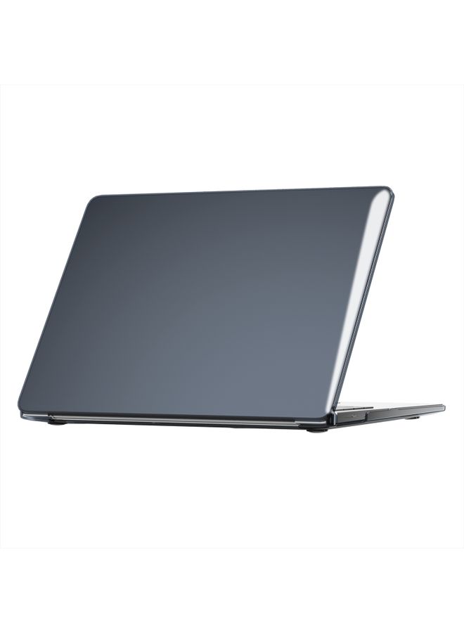 BURAQ For Microsoft Surface Laptop 7 13.8 Laptop Steel Surface Crystal Shockproof Protective Case(Black)  - Image 1