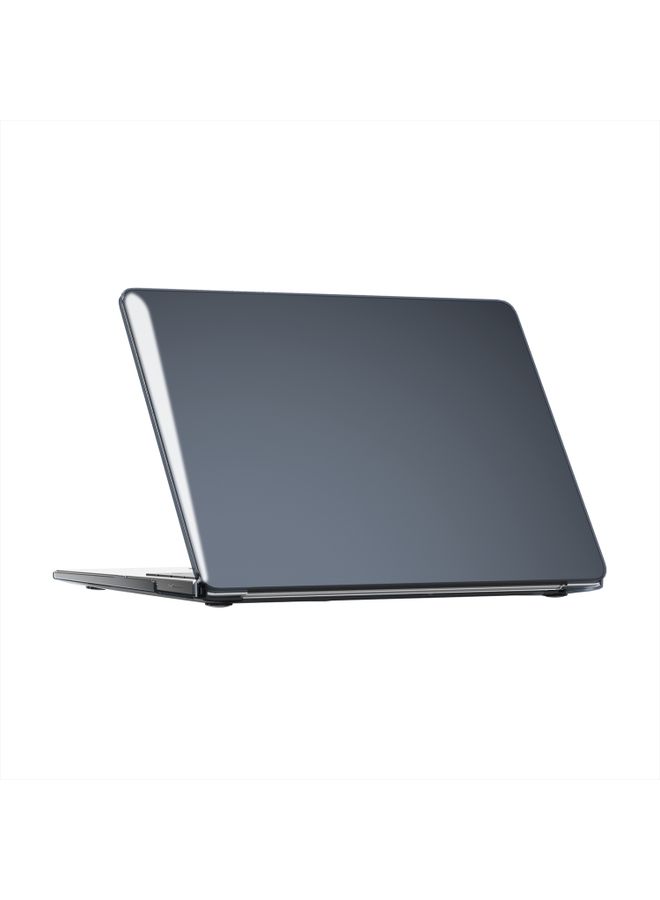 BURAQ For Microsoft Surface Laptop 7 13.8 Laptop Steel Surface Crystal Shockproof Protective Case(Black)  - Image 3