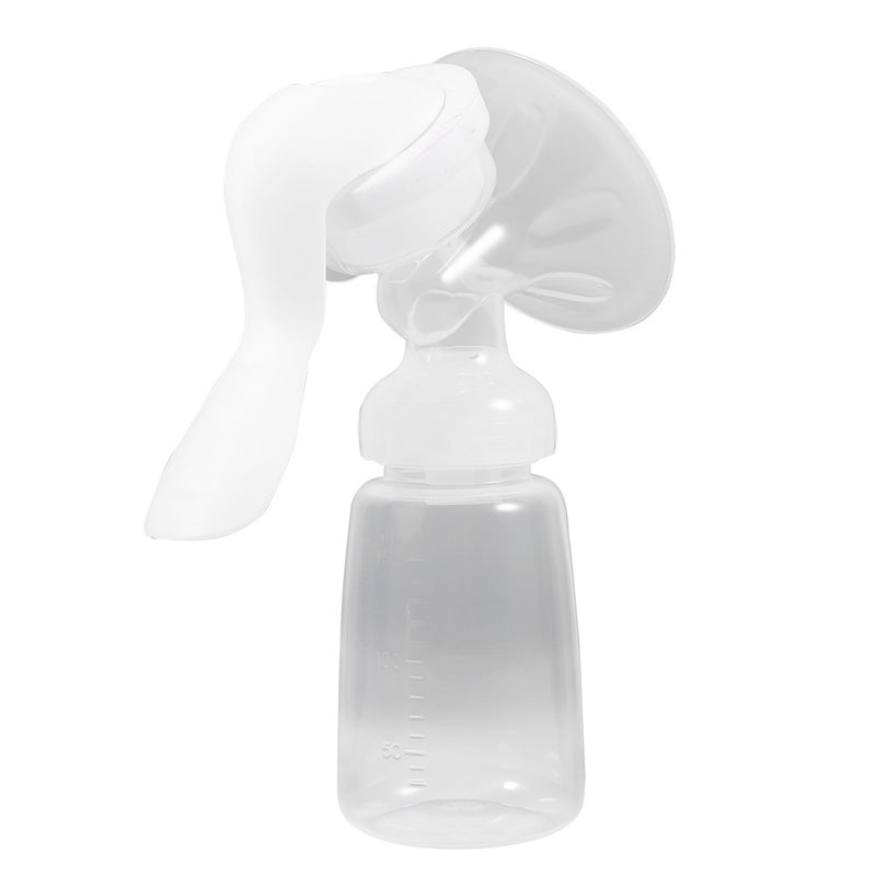Silicone Breastfeeding 150ML Nursing Bottle Strong Suction Simple Design Manual Breast Pump - Image 3