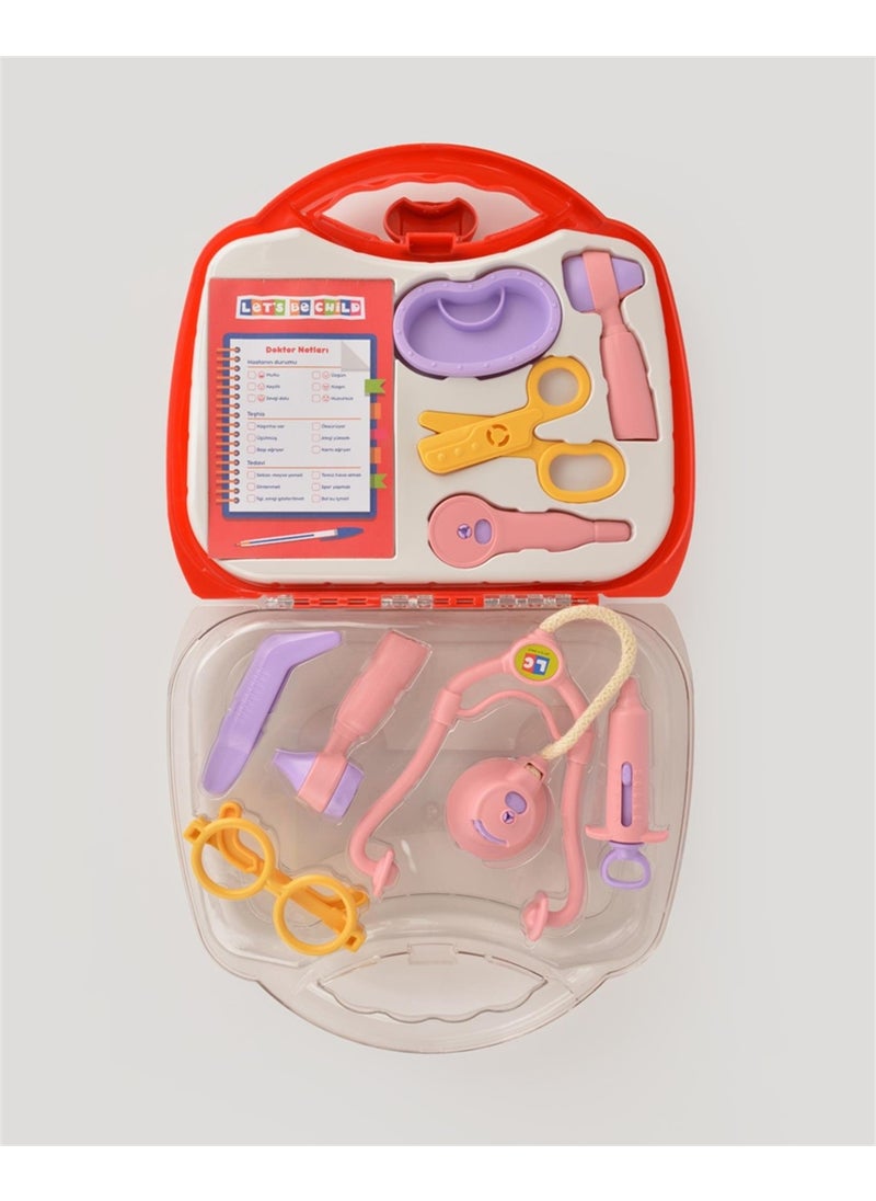 Let's Be Child LC Toy Doctor Set with Red Bag  - Image 1