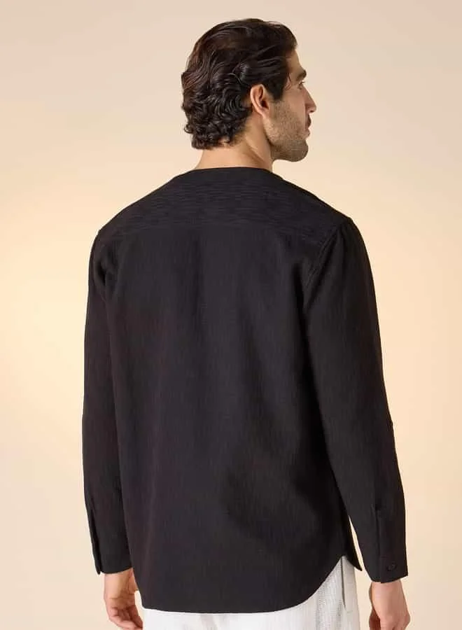 Iconic Iconic Jaquard Crossweave Shirt