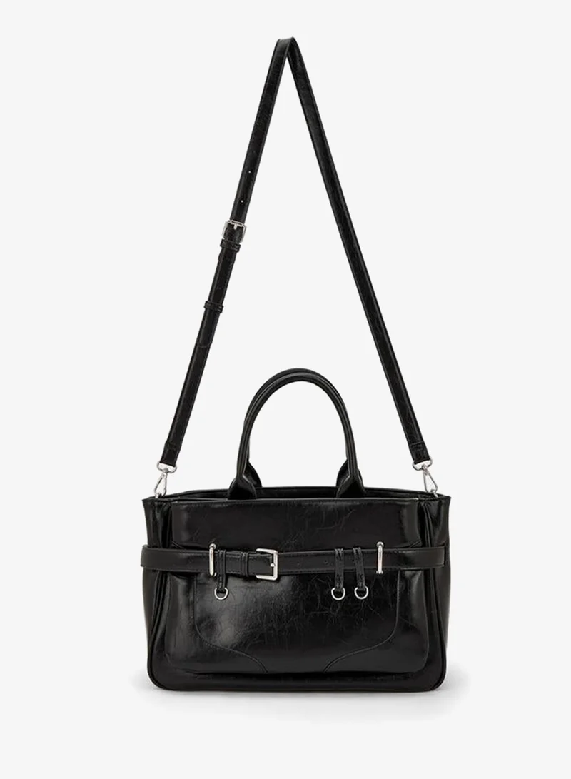 سيليست Solid Tote Bag With Detachable Strap
