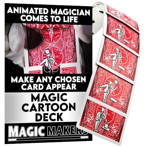 MAGIC MAKERS Magic Trick Cartoon Deck - Limited Edition Bicycle Backs - Image 1