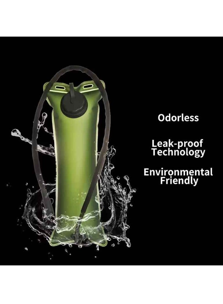 Generic Hydration Bladder, Portable Drinking Bag, Lightweight And Durable Tactical Hydration Pack, Water Storage Backpack For Hiking Camping Outdoor Activites, (1pc, Green)  - Image 4