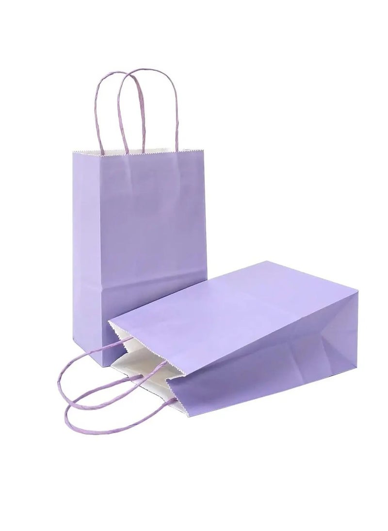 PRIMA 12 Piece Paper Gift Bag Set 27x21x11 Cm Light Purple  - Image 1