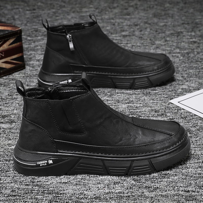 2024 Mens Martin Boots High-Top Casual British DW89 Black 