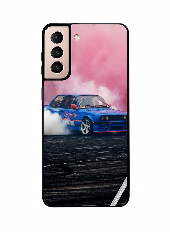 VR CREATIVE غطاء حماية لهاتف سامسونج جالاكسي S21 بلس 5G بتصميم بي إم دبليو متعدد الألوان - Image 1