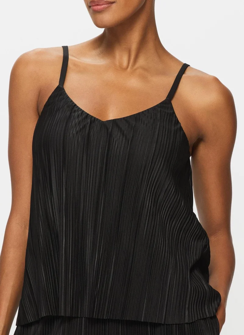 كيلوبايت طقم كامي لوكسي طويل أسود