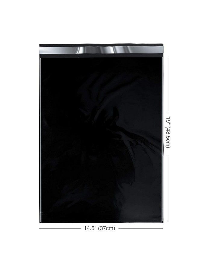 Fuxury 14.5X19 200Pc Black Poly Mailers For Clothing Hoody Shirt Jacket Shipping Self Sealing Envelope Boutique Custom Bags Enhanced Durability Multipurpose Envelopes Items Safe Protected  - Image 5