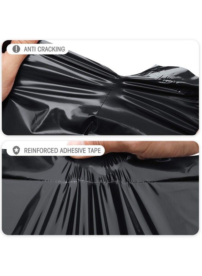 Fuxury 14.5X19 200Pc Black Poly Mailers For Clothing Hoody Shirt Jacket Shipping Self Sealing Envelope Boutique Custom Bags Enhanced Durability Multipurpose Envelopes Items Safe Protected  - Image 4