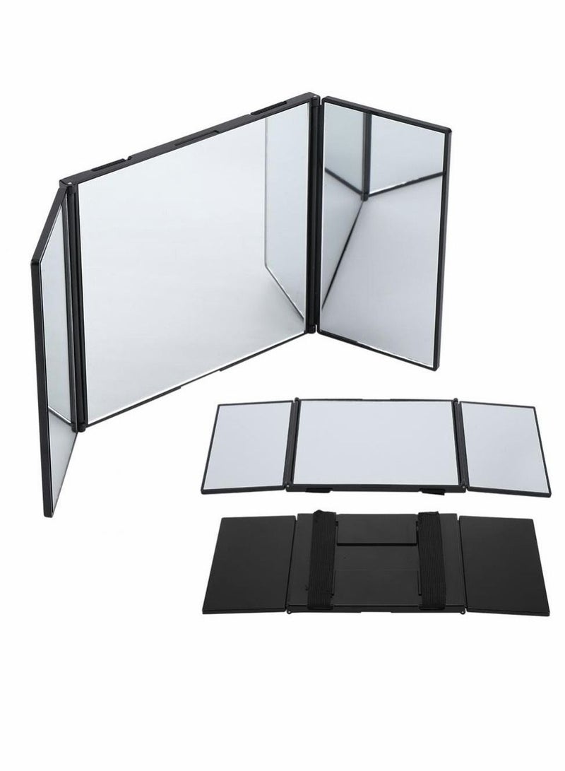 Excefore Car Makeup Mirror, Makeup Travel Vanity Mirror Car Cosmetic Mirror Clip on Sun Visor, Auto Supplies 310mm 12Universal for Car Truck SUV Rear View Mirror - Image 1