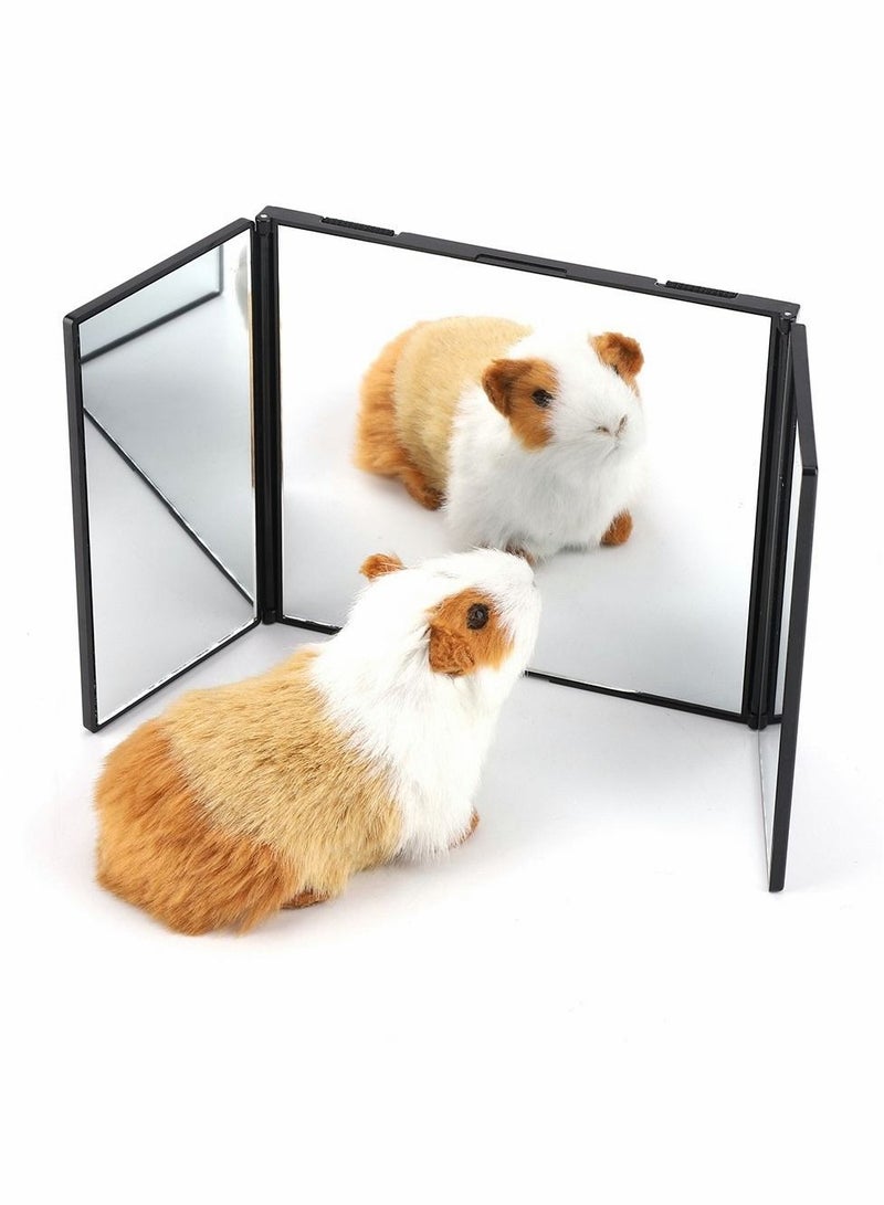 Excefore Car Makeup Mirror, Makeup Travel Vanity Mirror Car Cosmetic Mirror Clip on Sun Visor, Auto Supplies 310mm 12Universal for Car Truck SUV Rear View Mirror - Image 4