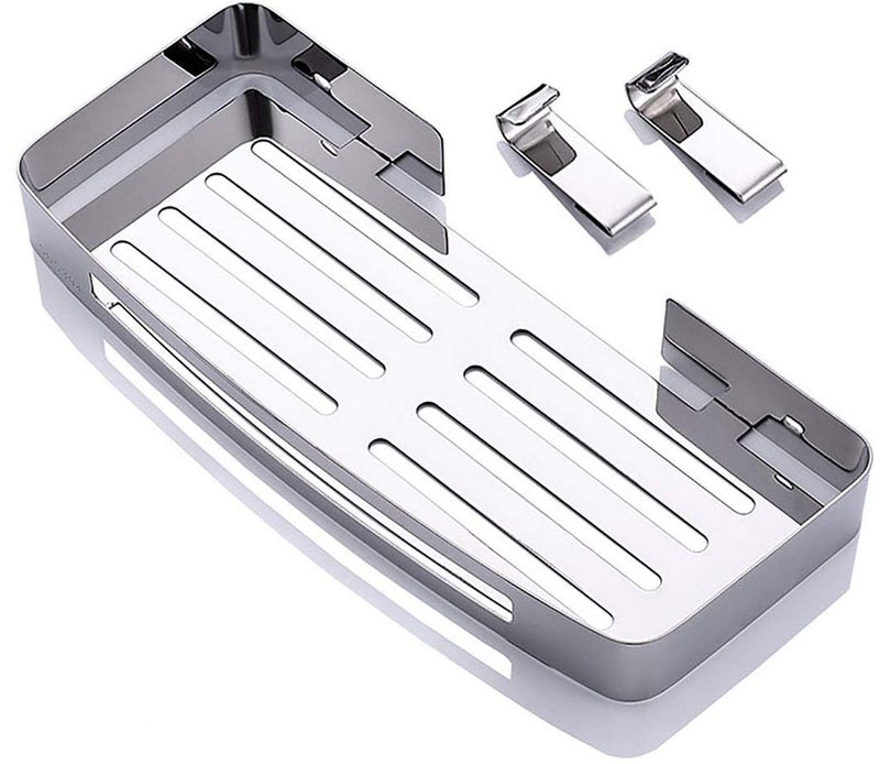 Tagve Bathroom Accessories Stainless Steel Wall Shelf Kitchen Organizer,Polished Finish, Set of 1 - Image 4