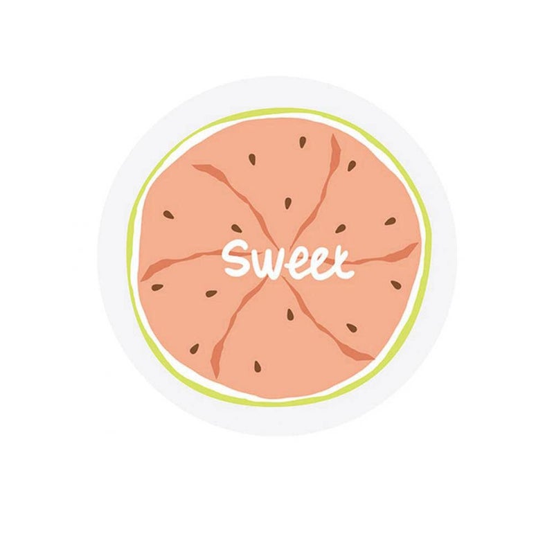 Watermelon Shower Cap Waterproof Hair Protection Bathing With Cartoon Fruit Print - Image 2