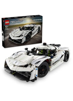 LEGO LEGO Technic Koenigsegg Jesko Absolut White Hypercar 42184 Building Toy Set (801 Pieces)  - Image 1