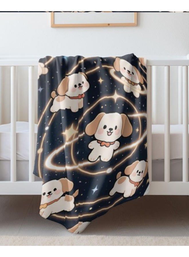 general Baby and children's cartoon flannel thin blanket (warm and comfortable, suitable for sleep, game use) 70cm*100cm