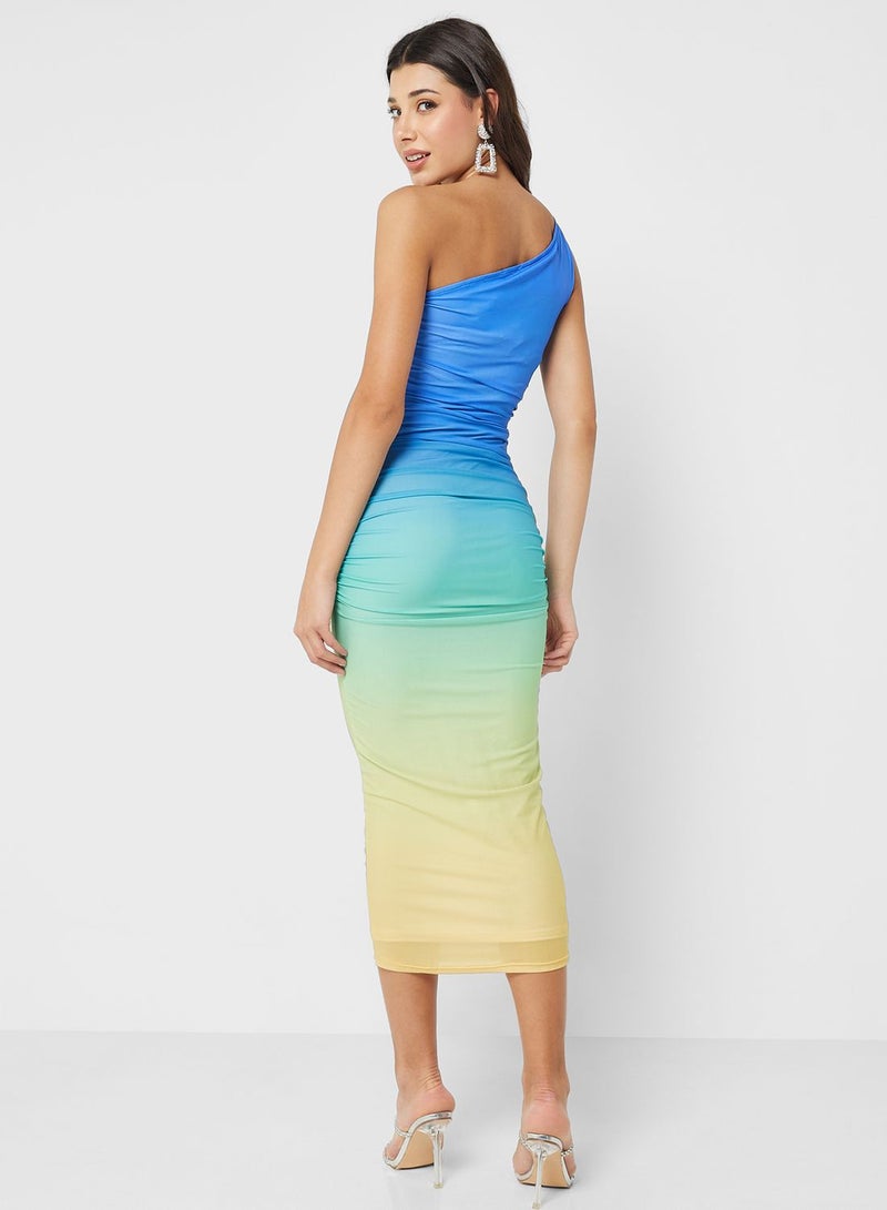 Ginger Ombre Ruched Dress  - Image 2