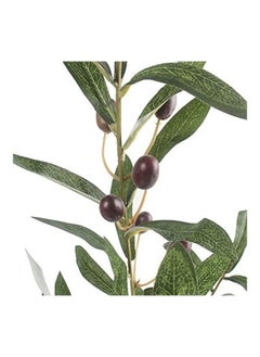 Generic 5-Piece Olive Artificial Plant Branch Set Green/Red  - Image 2