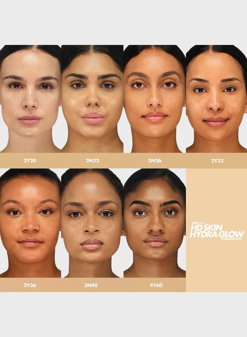 MAKE UP FOR EVER Hd Skin Hydra Glow Foundation  3N40 - Praline