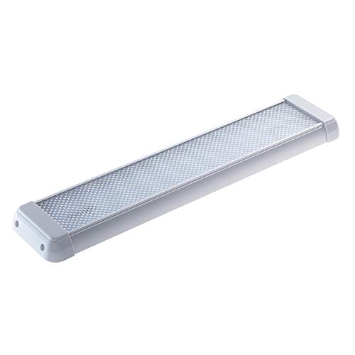 Raycharm RV Cargo Van LED Interior Light Fixture, 18.2" x 3.9" Aluminum Housing, 6000K Cool-White Large Spaces Illuminating, High Light-Output Low Ampere Draw, On/Off Rocker Switch, 12V-24V DC, 1-Pack - Image 2