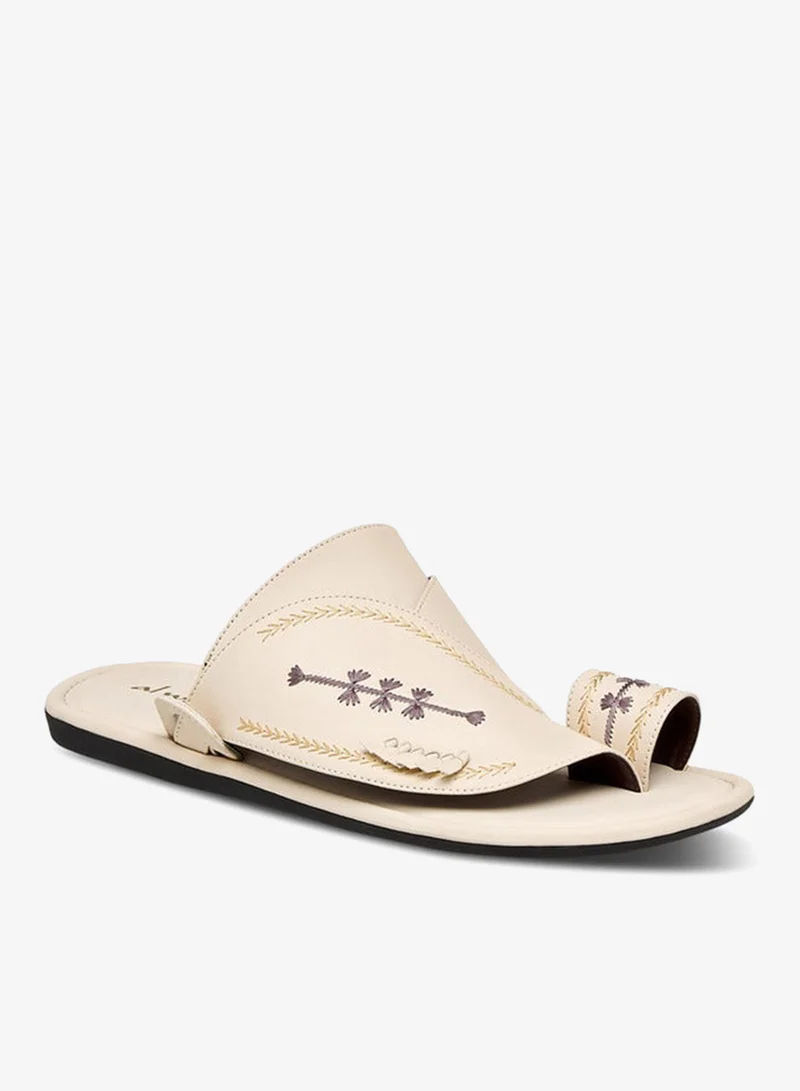 الواحة صنادل عربية مطرزة سهلة الارتداء