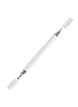 2 in 1 Universal Stylus Pen for Touch Screens Passive Stylus pen Compatible with iOS and Android devices iPad iPhone laptop Samsung phones and tablets for Drawing and Handwriting (White) - pzsku/Z7C4F89BFFECF79461186Z/45/1752131519/f5c400bc-859f-4f81-aaa0-5db95422e32f