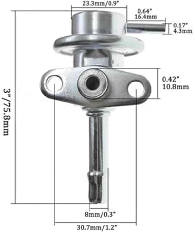 Yurefax Fuel Pressure Regulator for Nissan Patrol Safari - Image 2