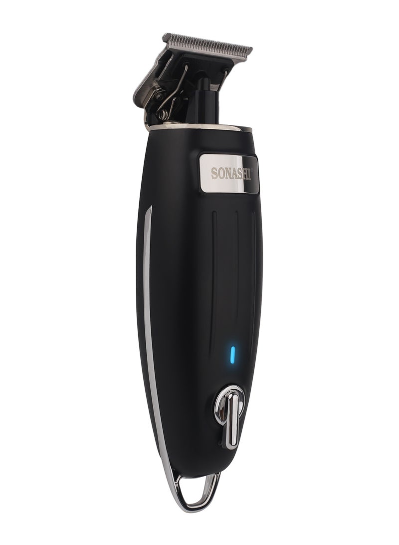 SONASHI Rechargeable Hair Clipper With TType Cutter Blade HighSpeed Motor With 3 Hours Continuous Working  Portable  Cordless Sharp And Durable For Men  SHC-1054 Black - Image 4