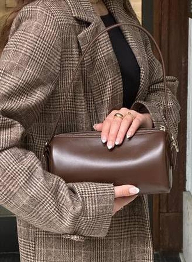 HaveGlam Women's Stylish Shoulder Sling Bag for Daily Use | Trendy PU Leather Handbag with Zip Closure | Compact & Lightweight Shoulder Purse-Brown - Image 4