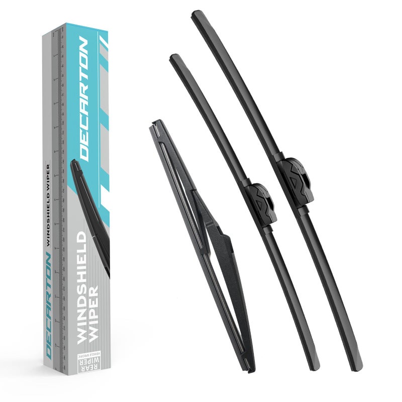 3 قطع شفرات مساحات زجاج أمامي أصلية بديلة لهيونداي توسان 2016 2017 2018 2019 2020 2021 2616 وشفرات مساحات خلفية 14 بديلة