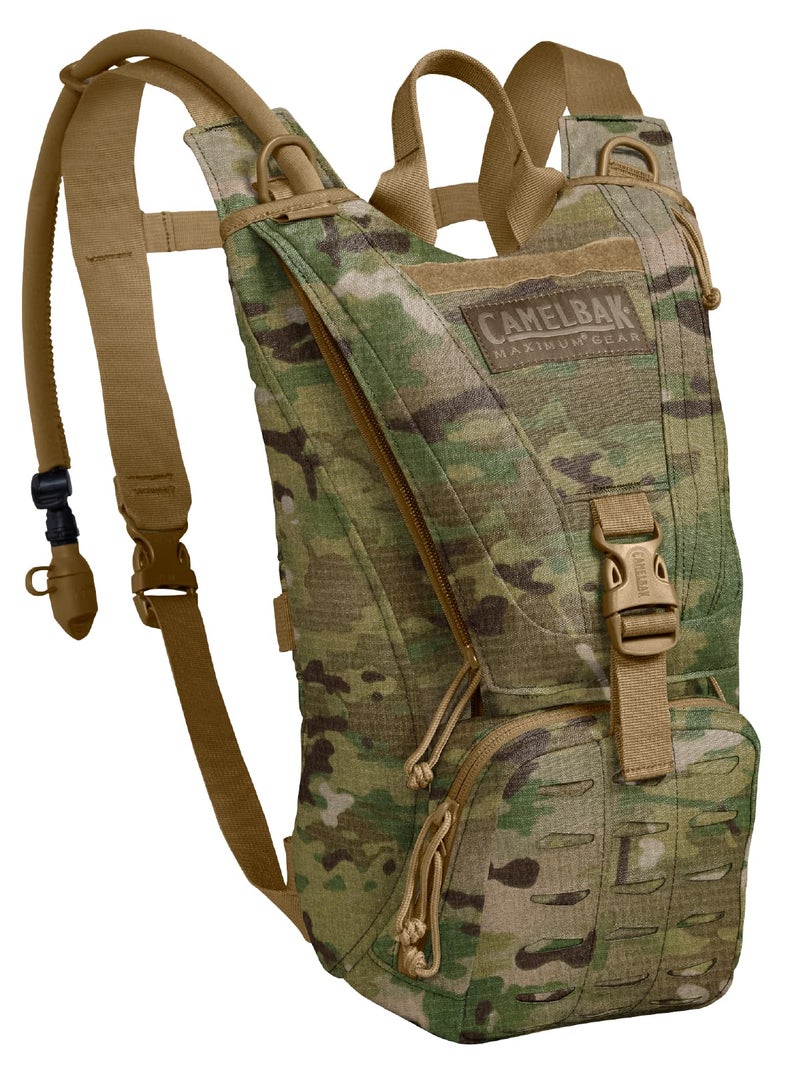 CamelBak Ambush Tactical Hydration Backpack with 100oz/3L Mil Spec Crux Reservoir Bladder - MOLLE, Multicam - Image 1