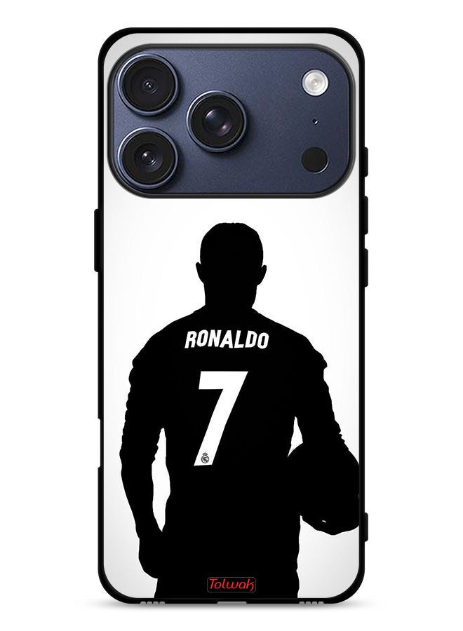 Tolwak Apple iPhone 17 Pro Protective Case Cover Cristiano Ronaldo Mask - Image 1