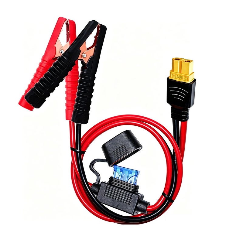 YETOR 10AWG Alligator ClipsXT60 Quick Release Adapter to Alligator Clips with 2FTBattery Alligator Clips Clamp to XT60 Extension Cord for Cars Motorcycles - Image 3