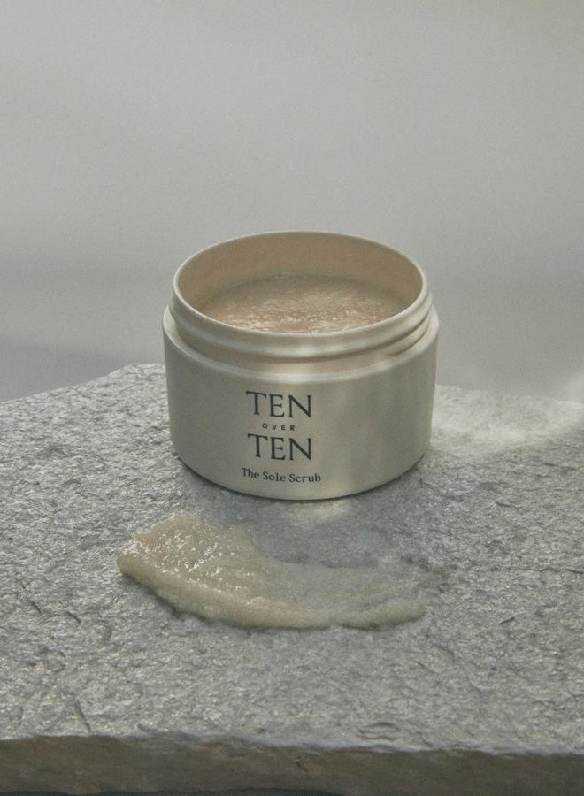 tenoverten - The Sole Scrub Exfoliating Foot Treatment | Clean, Natural, Non-Toxic Hand, Foot + Nail Care (6.8 oz | 200 ml) - Image 5