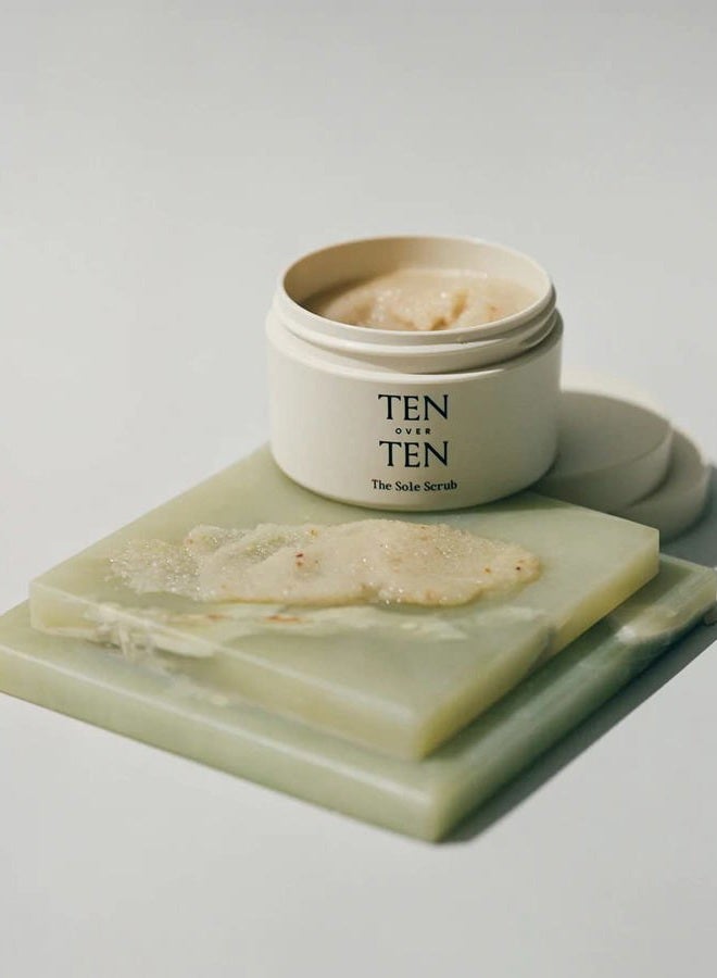 tenoverten - The Sole Scrub Exfoliating Foot Treatment | Clean, Natural, Non-Toxic Hand, Foot + Nail Care (6.8 oz | 200 ml) - Image 2