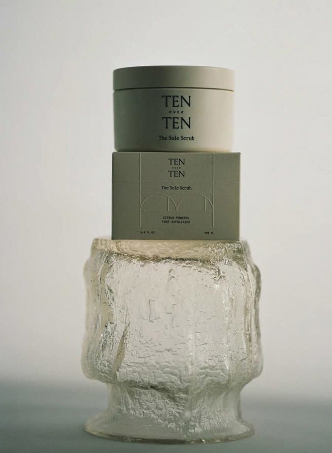 tenoverten - The Sole Scrub Exfoliating Foot Treatment | Clean, Natural, Non-Toxic Hand, Foot + Nail Care (6.8 oz | 200 ml) - Image 4